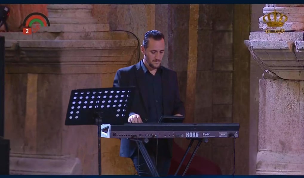 مهرجان جرش عازف الاورغ عبدو الصغير