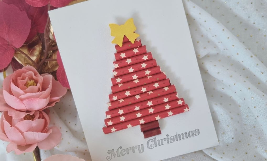 Easy DIY Christmas card idea