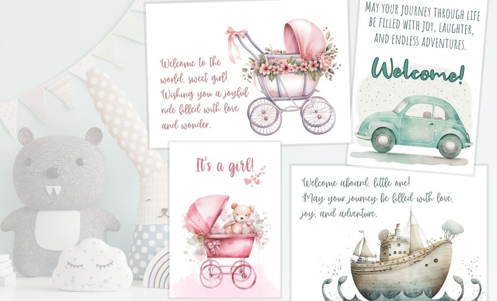 Messages to write in a newborn greeting card