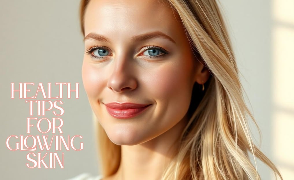 a woman with blonde hair and blue eyes and a white shirt with a pink lip