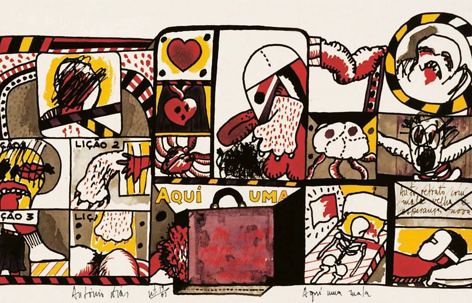 As obras do artista Antonio Dias