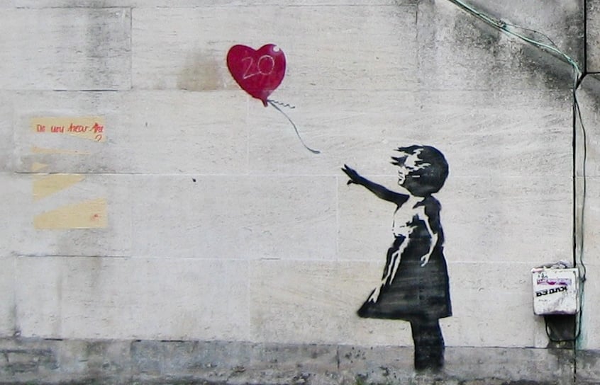 Banksy: obra "Balloon Girl"