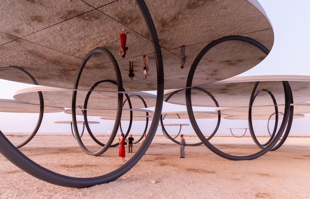 Instalação site-specific de Olafur Eliasson é inaugurada em Doha, no Qatar