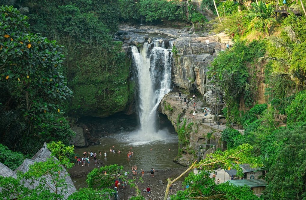Tegenungan waterfall Best tourist destination in bali