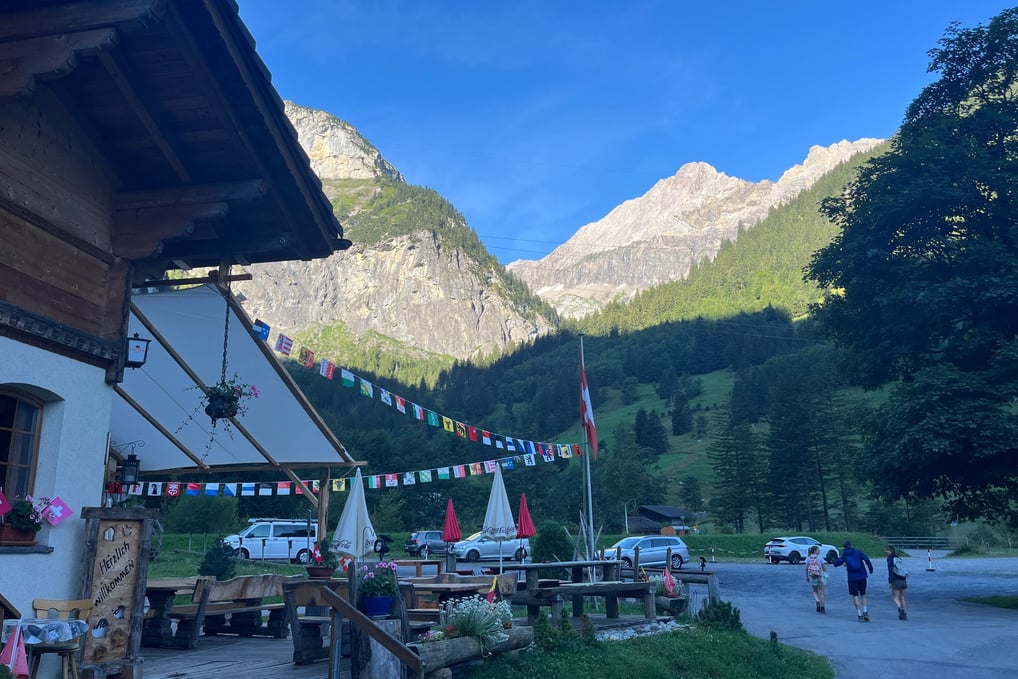 Sunnenbüel Talstation in Kandersteg