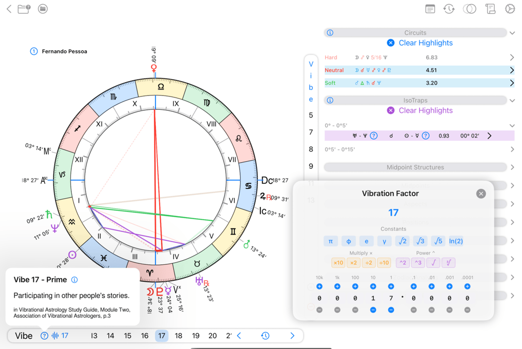 Funcionalidades avançadas específicas para Astrologia Vibracionalk