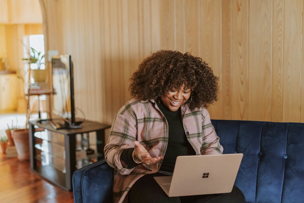 A happy cambridge maths online tutor effectively educating her students