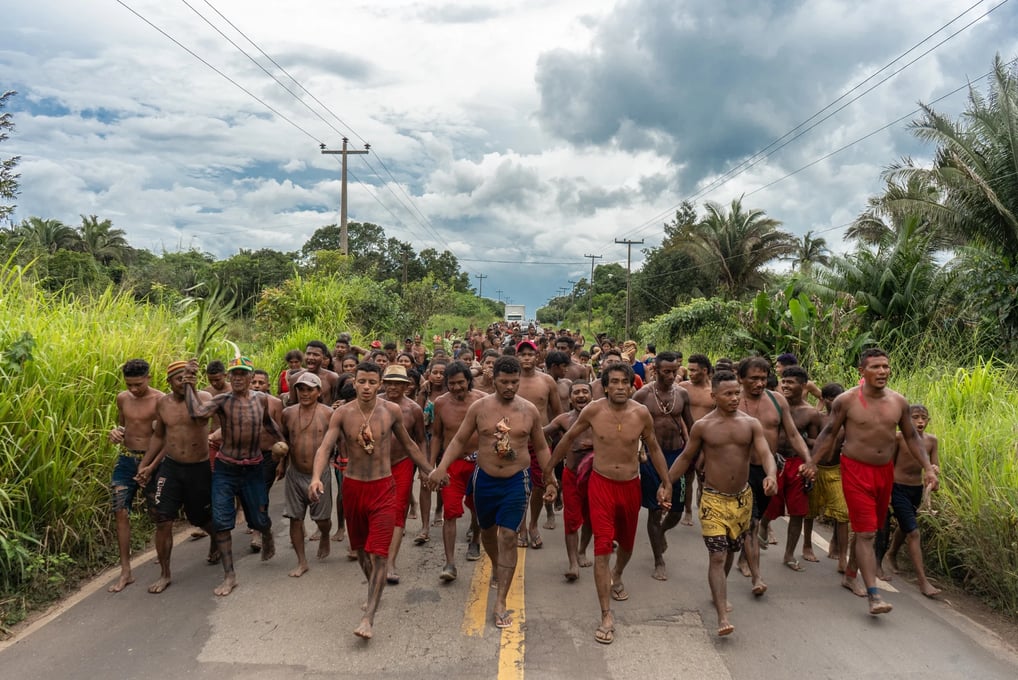 Rop Cateh Alma pintada em Terra de Encantaria dos Akroá Gamella (Território Indígena Taquaritiua, MA