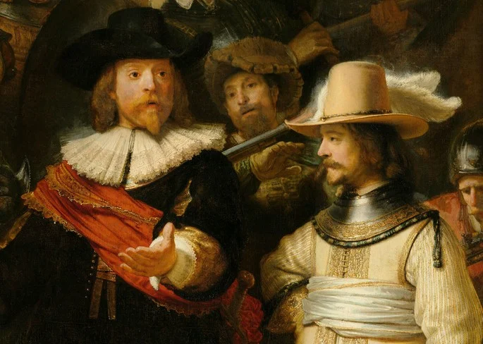Detalhe do quadro “A Ronda Noturna” (1639-1642), de Rembrandt