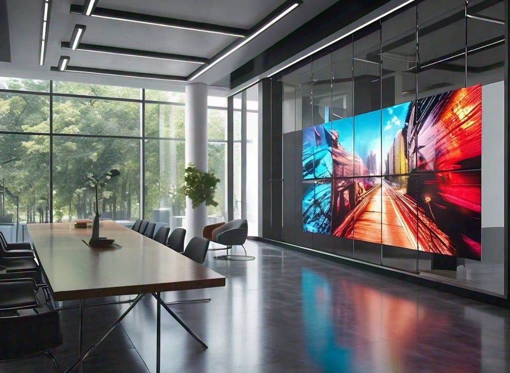 led video wall for home