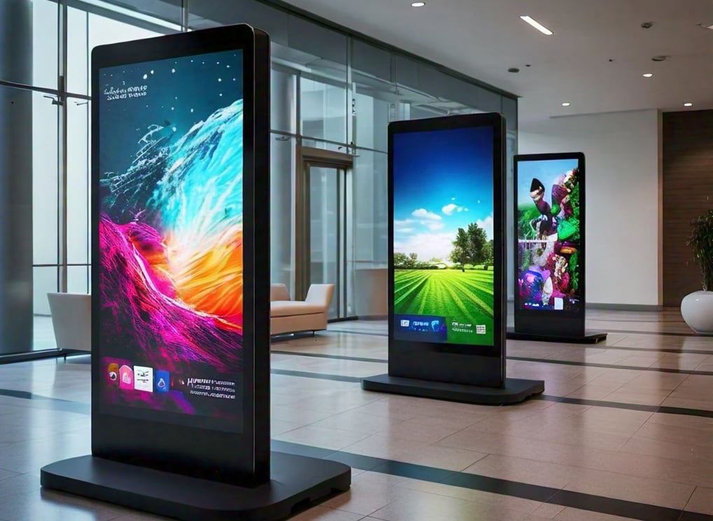 led totem display