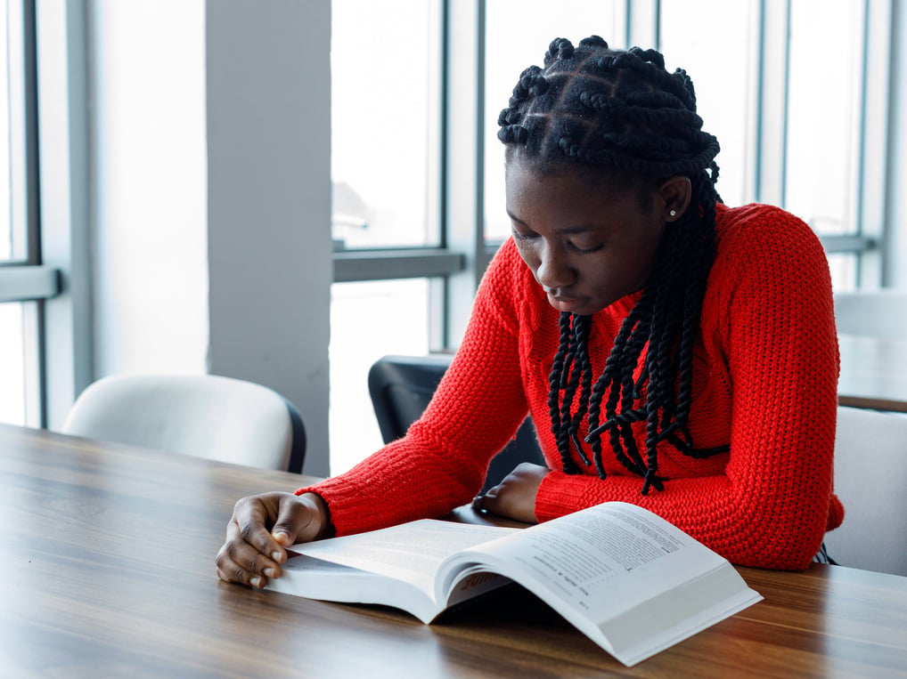 A Cambridge Maths Students studying diligently