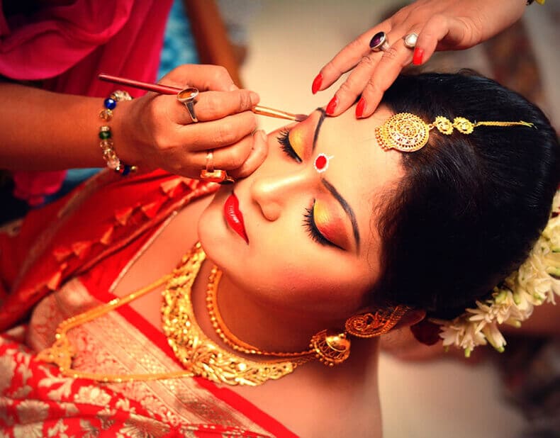 marriage reception | wedding reception makeup makeup by best makeup artist