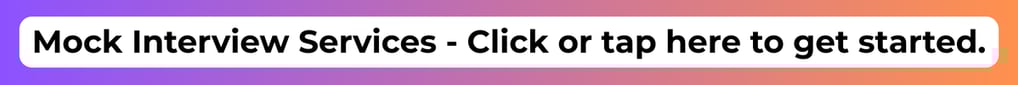 advertisement for mock interview services