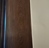 joue de cheminée effet faux-bois