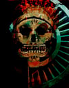 Digital collage - Day of the Dead selfie