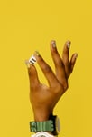a person holding a dice