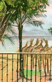 Digital drawing - Marbella promenade