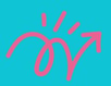 Decorative Pink M Arrow