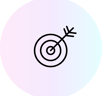 a dart arrow in a circle