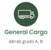 Depicted with a truck icon, providing 48×40 pallets in grades A and B