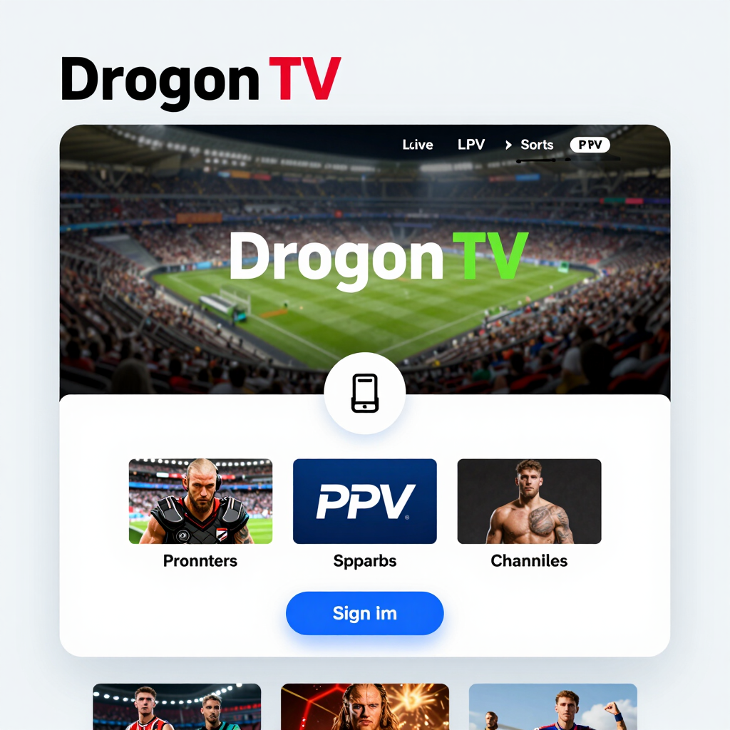 Drogon TV Login & Sign In : Official Dorgon TV App for Live Sports, PPV & TV Channels | DrogonTV