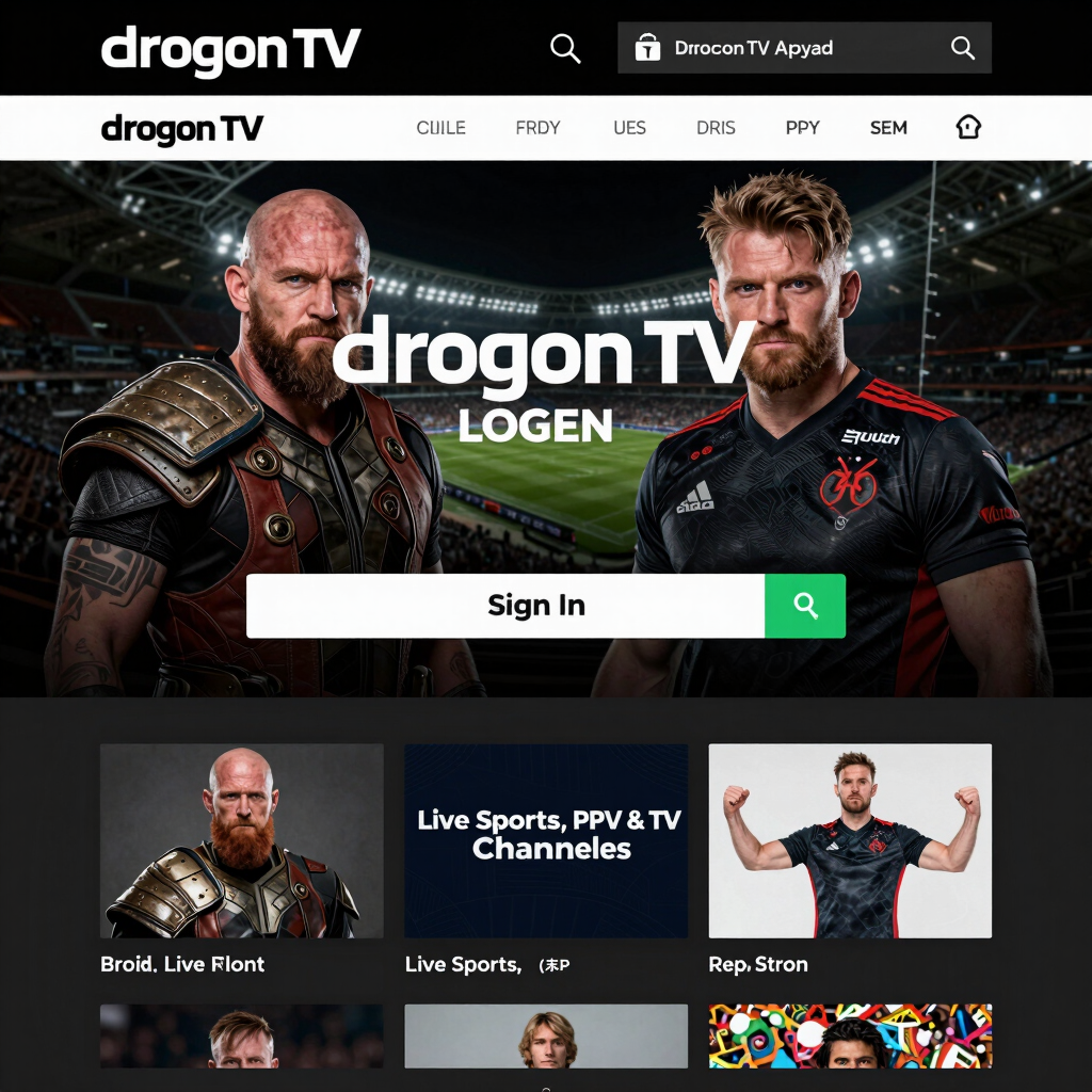 Drogon TV Login & Sign In : Official Dorgon TV App for Live Sports, PPV & TV Channels | DrogonTV