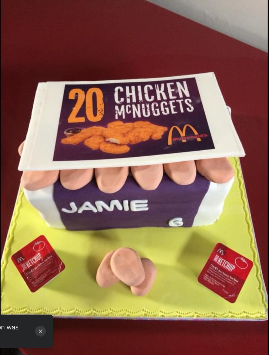 birthday cake Halifax for goodness cake