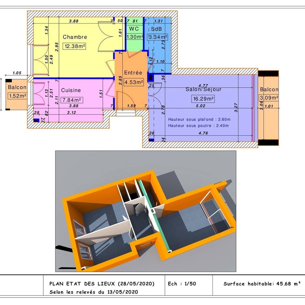 plan maison 3D