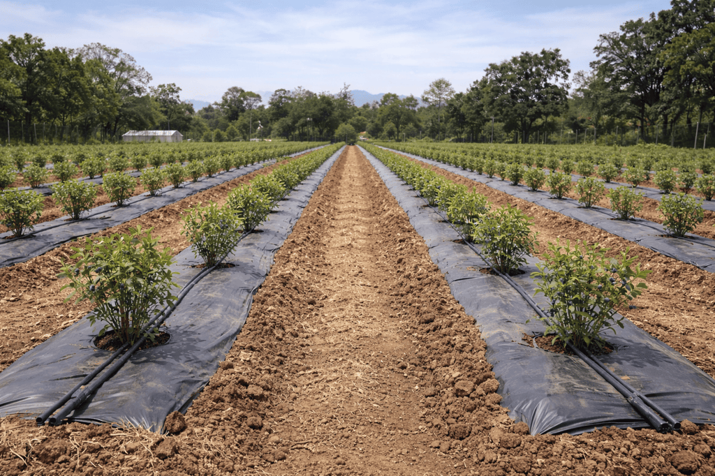 Plantación de arándano azul de 4 años