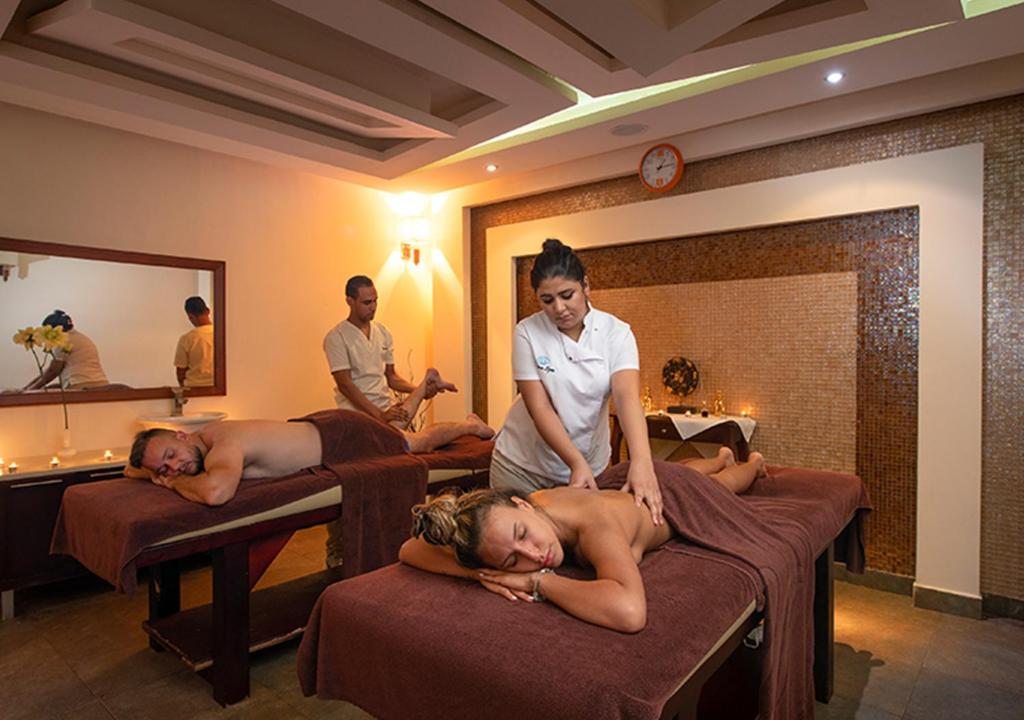 The couples’ spa at the Premier Le Reve enhance the romantic experience.