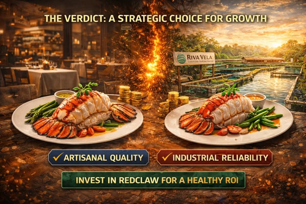 Hidangan lobster Redclaw sebagai solusi seafood mewah yang menguntungkan bisnis