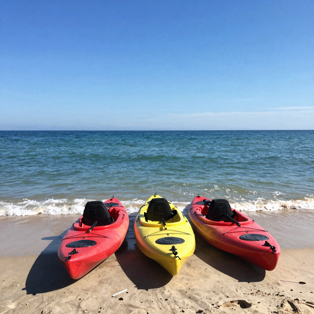Ethan and Brandon laughing together on the patio during a podcast recording, surrounded by colorful string lights.