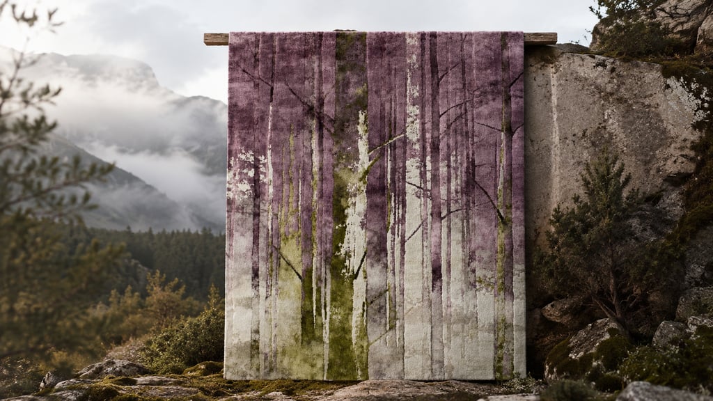 Erosion handmade rug collection by ACOI with nature-inspired textures