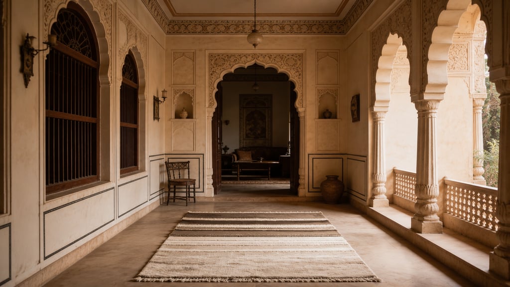 Rafuu handcrafted rug collection by ACOI inspired by repair and textile memory