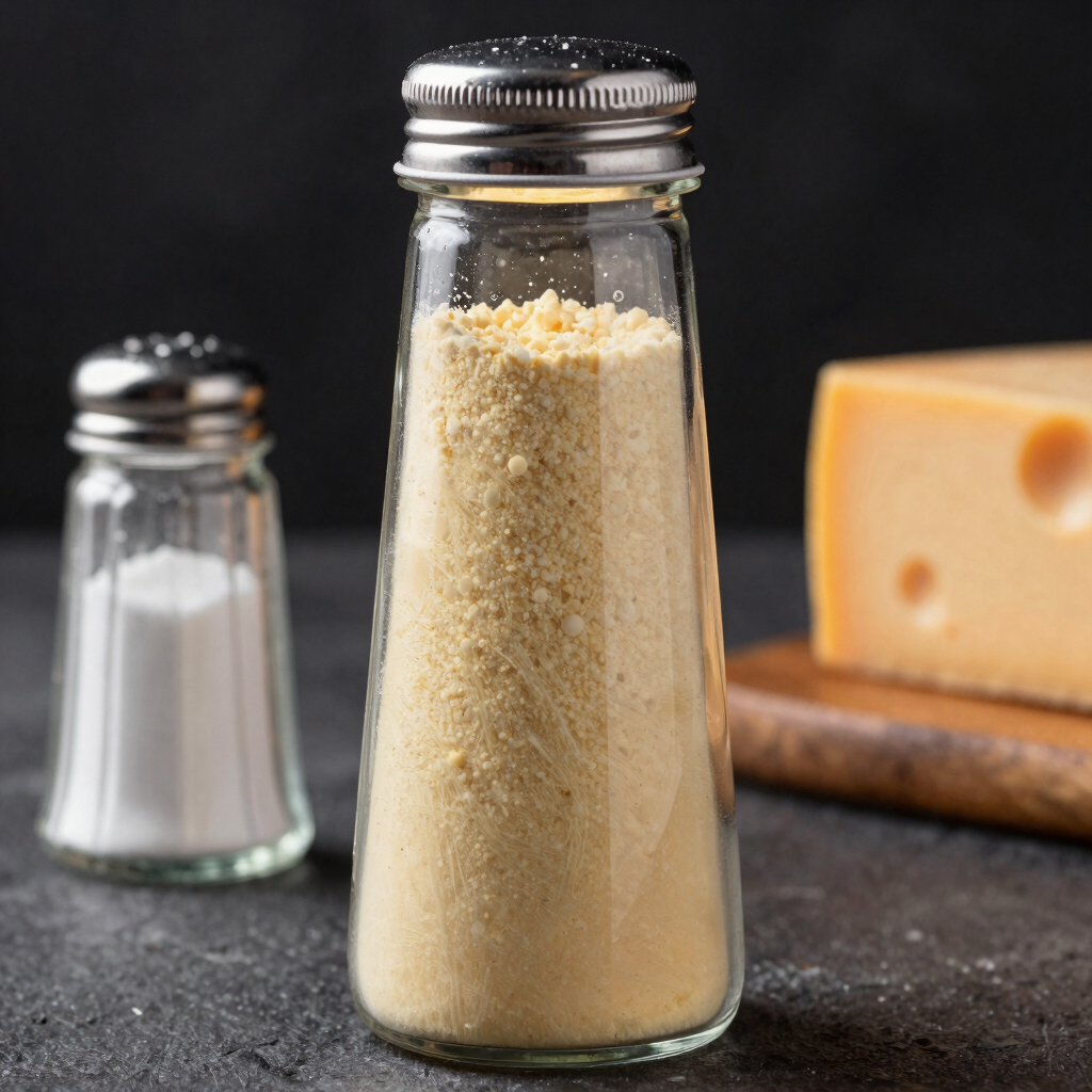 a scoop of powder sitting on top of a table