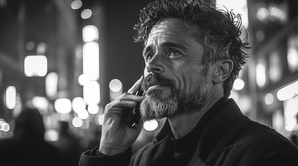 Atlas speaking about the future of personal branding at a modern conference.