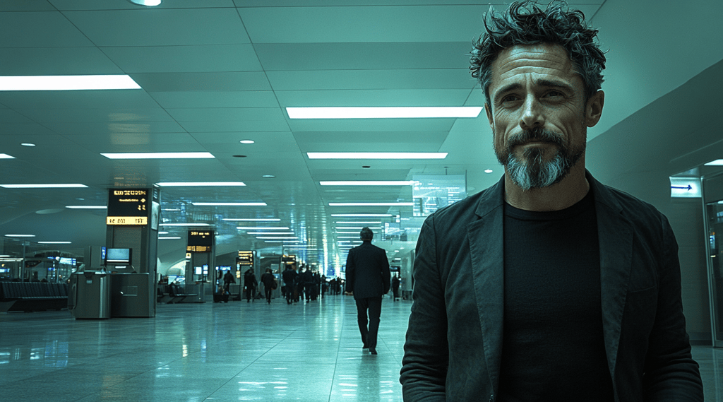 Atlas discussing the difference between expertise and visibility with another professional.