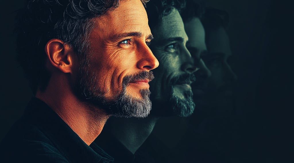 Professional standing confidently in the spotlight, symbolizing visibility and personal branding success.