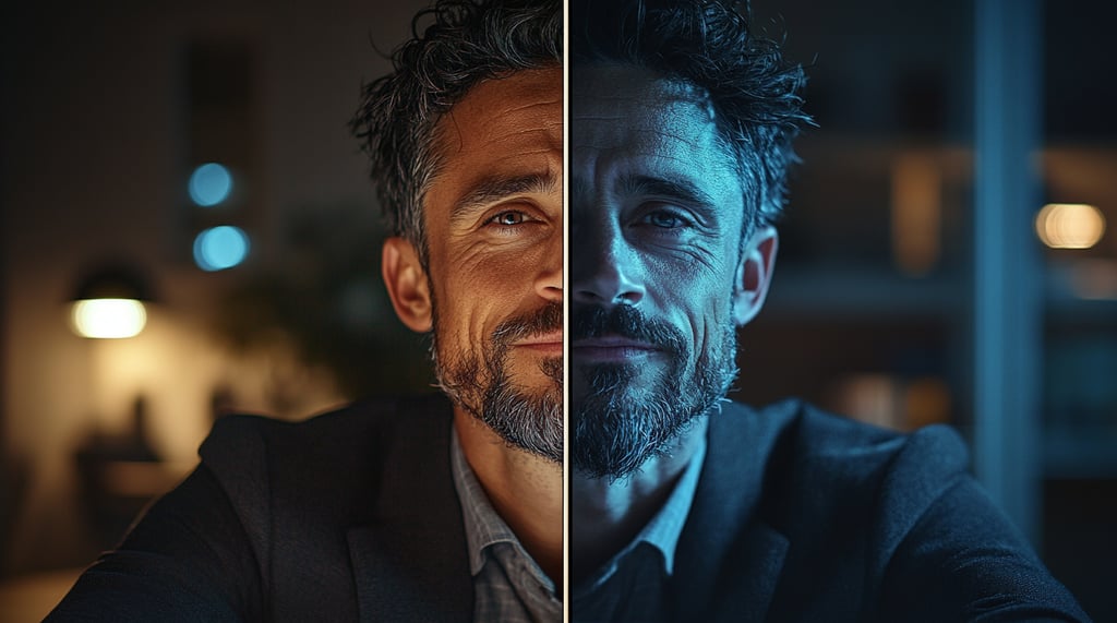 Professional building a personal brand after work hours at a laptop