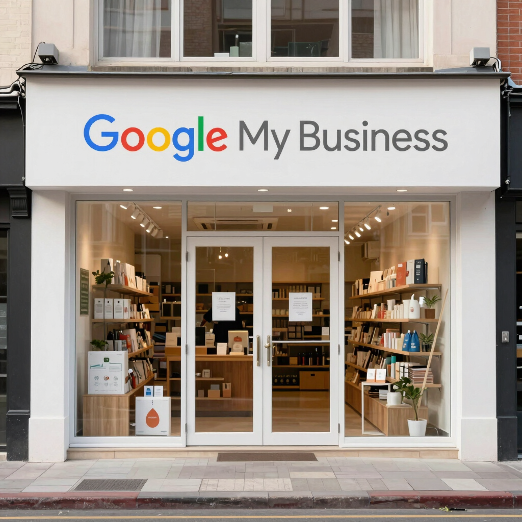 A sleek laptop displaying a custom WordPress website design on screen, set on a clean desk with digital marketing notes around.