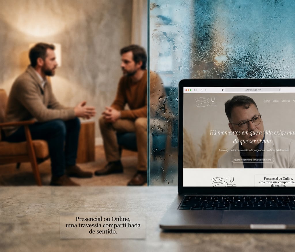 Psicoterapia online e presencial