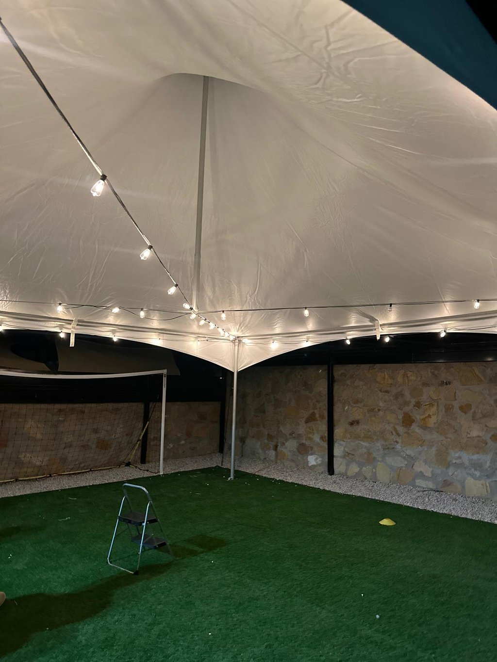 Event tent with lights, el paso diamond events