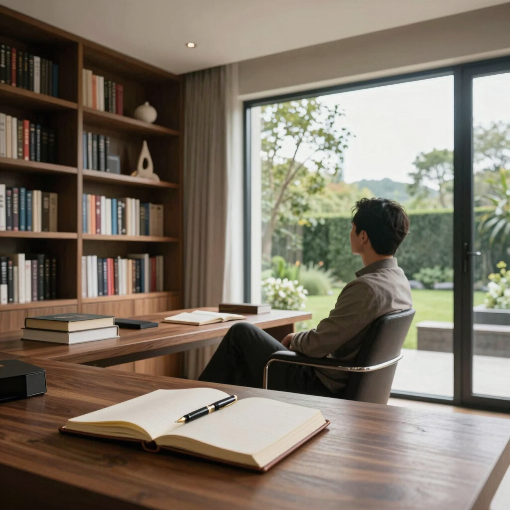 A glowing neon blue financial graph rising upward on a dark background.