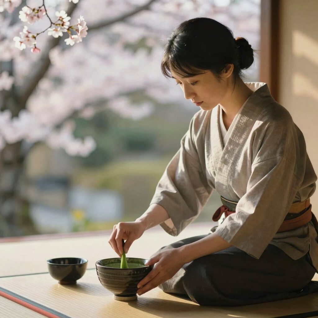 Matcha tea slim Japanese tradition showing Matcha Suri natural slimming weight loss benefits