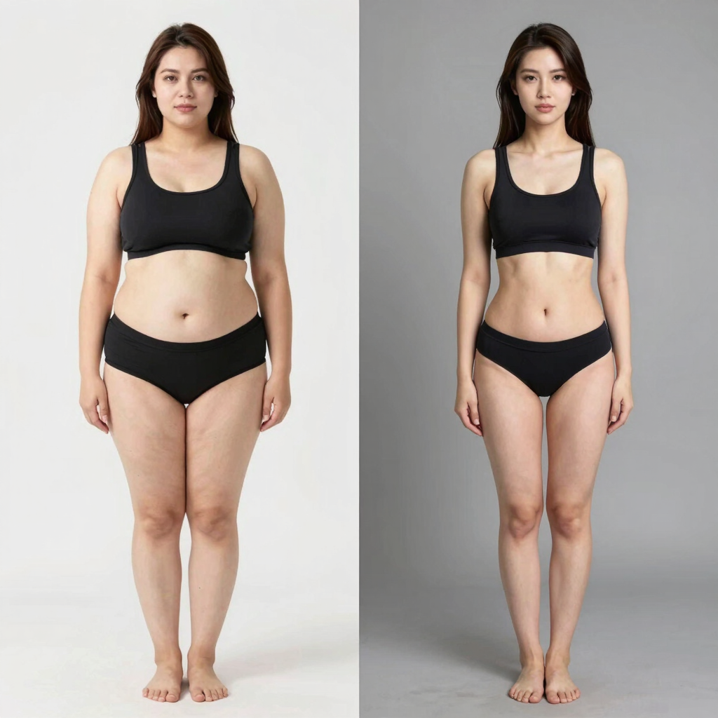 Slim fast before and after real transformation results with medical GLP-1 support from Yucca Health