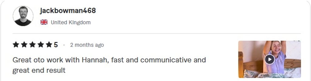 ugc video reviews