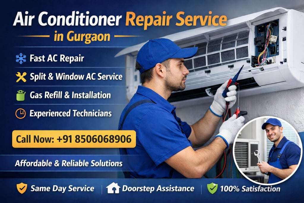 Air conditioner repair service in Gurgaon