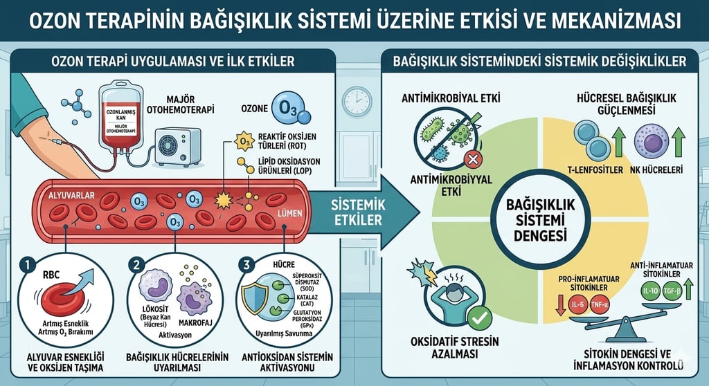 Ozon Terapi bağışıklık sistemini destekler.