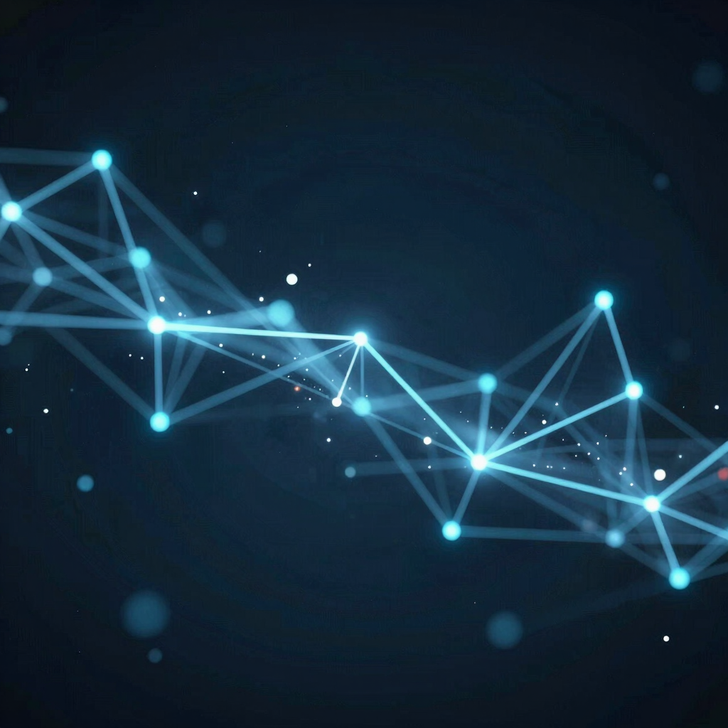 a white square button with a blue v on it